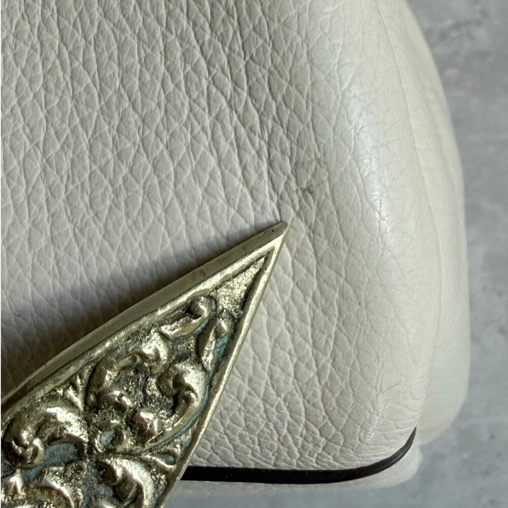 Coach Jules Hobo Shoulder Bag C9190 Cream Off White Leather Euro Summer Coastal - Picture 9 of 11